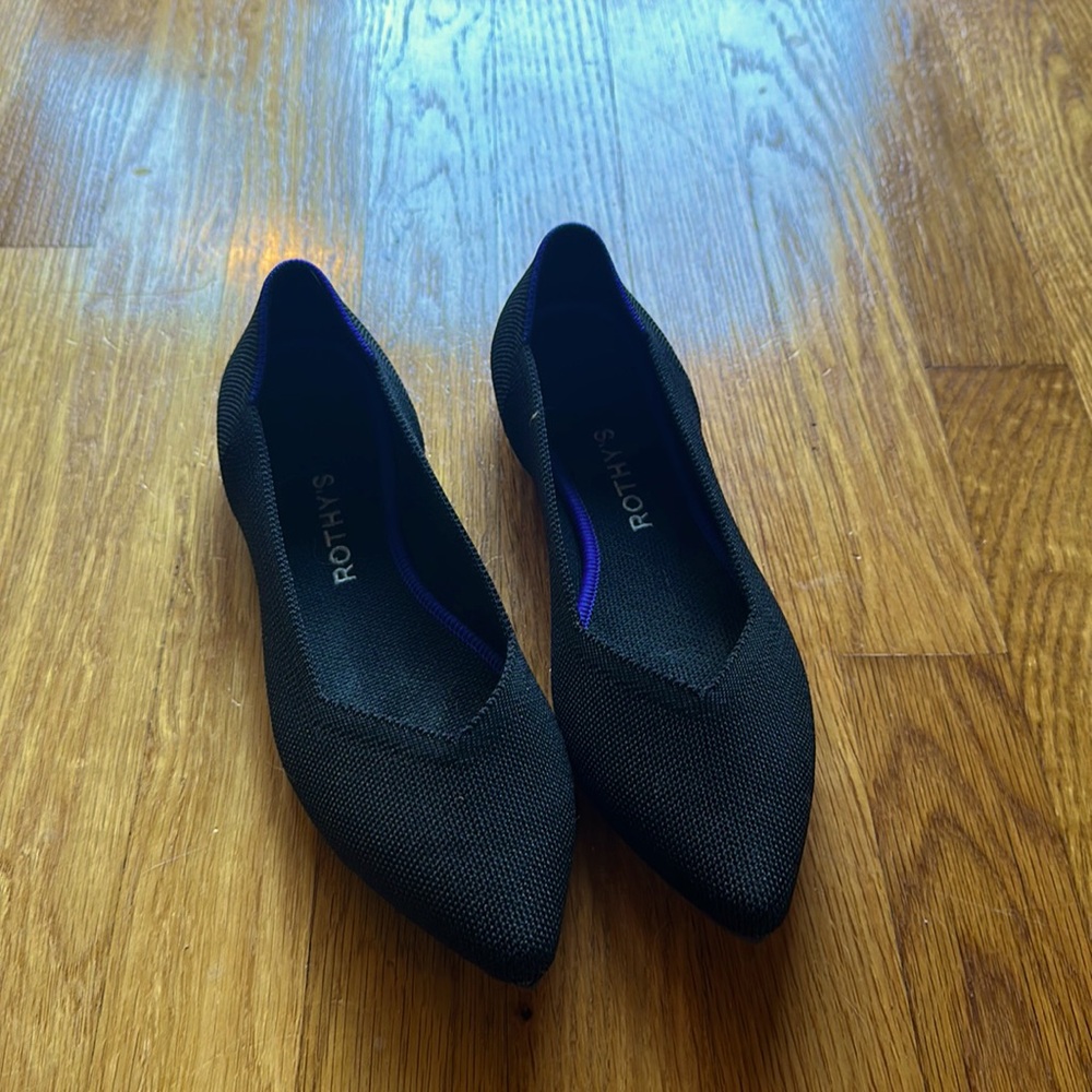 Rothy’s ‘The Point’. Size 8. New, tried-on condition.